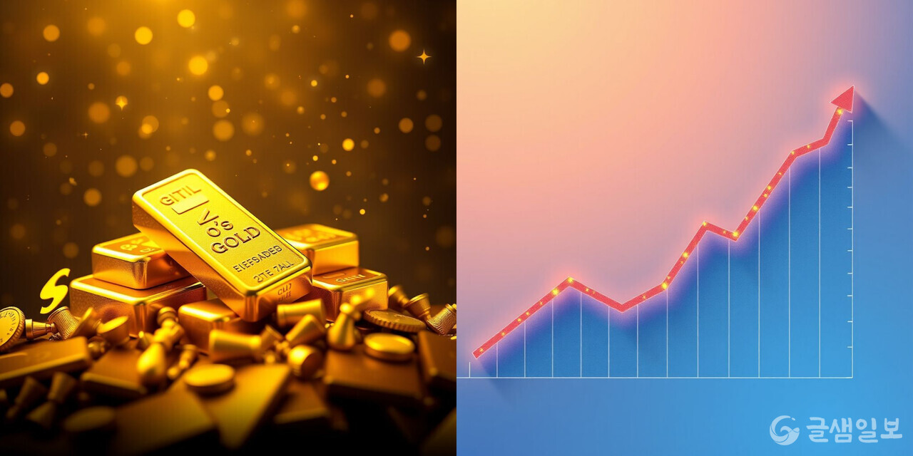 금값 폭등에 뭉칫돈 몰렸다…골드뱅킹 사상 첫 1.1조 돌파 < 경제 < 기사본문 - 글샘일보